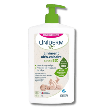 Liniment Oléo-Calcaire Gilbert Liniderm 1L pour bébé - protection naturelle