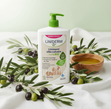 Gilbert Liniderm Liniment 1L flacon pompe bébé Maroc