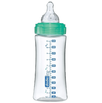 dodie-biberon-initiation-vert-valentin-6m-330-ml